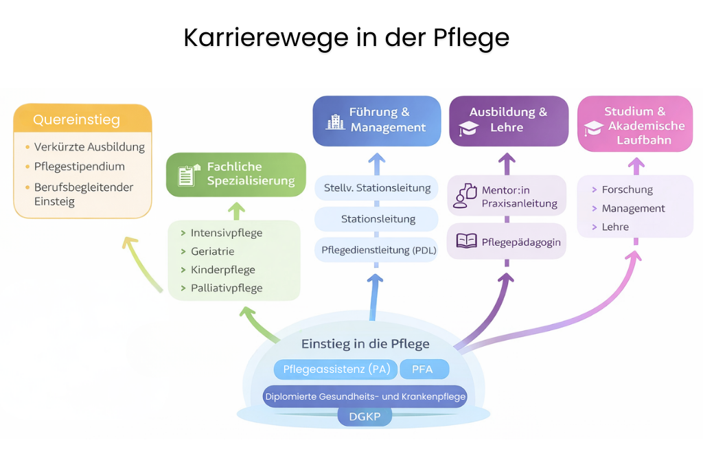 Karrierewege in der Pflege